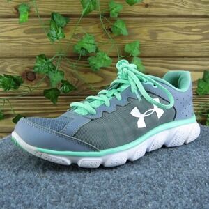 Under Armour Assert 6 Women Sneaker Shoes Gray Synthetic Lace Up Size 8.5 Medium